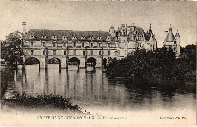 Carte postale ancienne Chenonceaux le Chateau à Chenonceaux