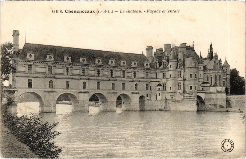 Carte postale ancienne Chenonceaux le Chateau à Chenonceaux