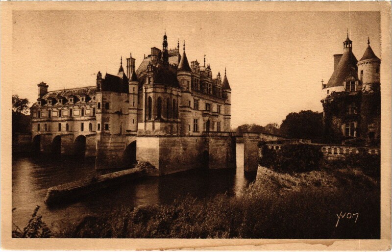 Carte postale ancienne Chenonceaux le Chateau à Chenonceaux