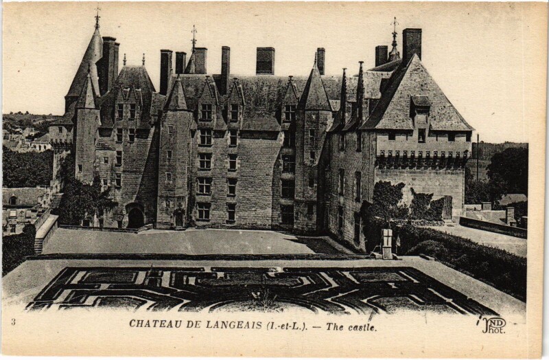 Carte postale ancienne Langeais le Chateau à Langeais