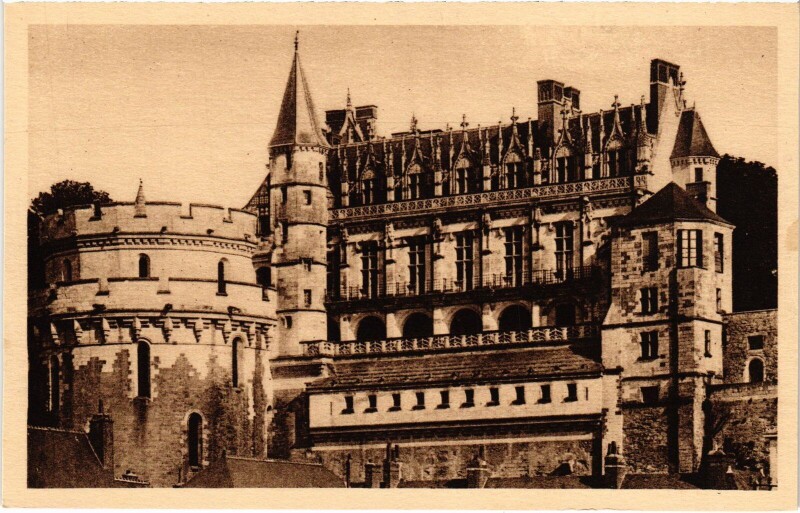 Carte postale ancienne Amboise le Chateau à Amboise