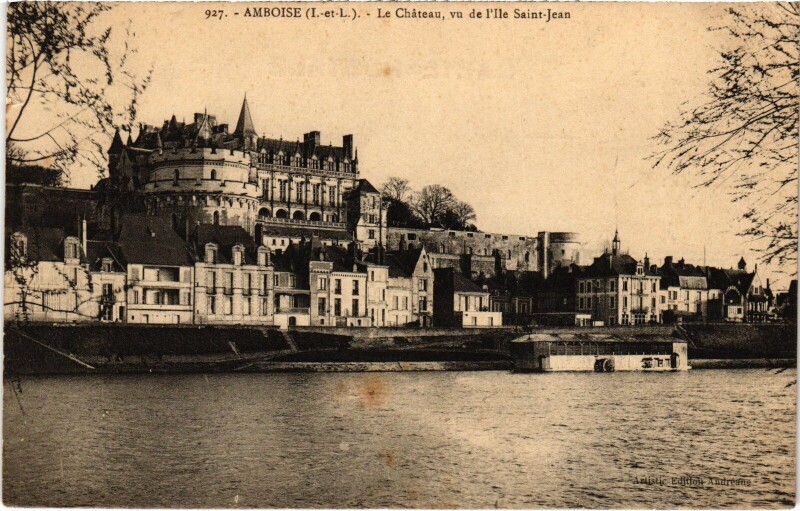 Carte postale ancienne Amboise le Chateau à Amboise