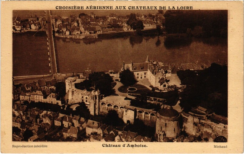 Carte postale ancienne Amboise le Chateau à Amboise