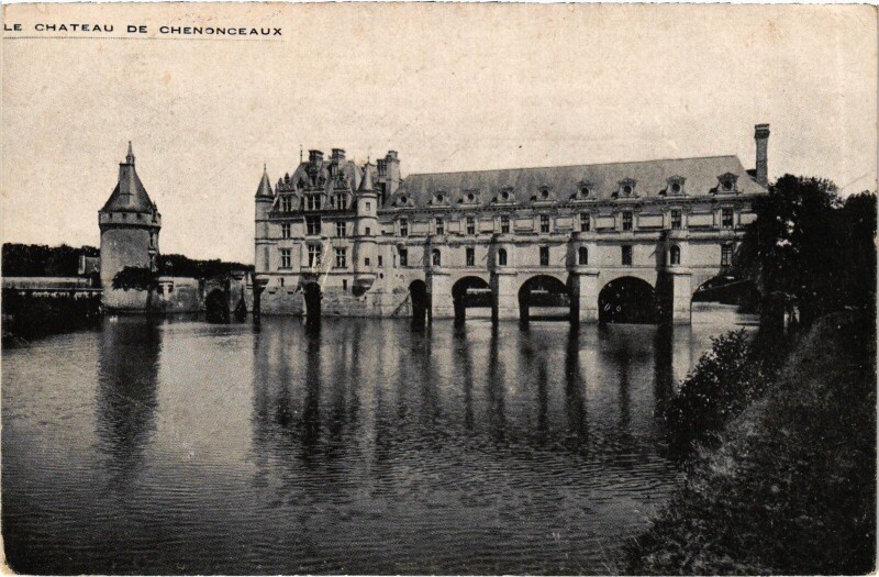 Carte postale ancienne Chenonceaux le Chateau à Chenonceaux
