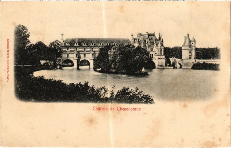 Carte postale ancienne Chenonceaux le Chateau à Chenonceaux