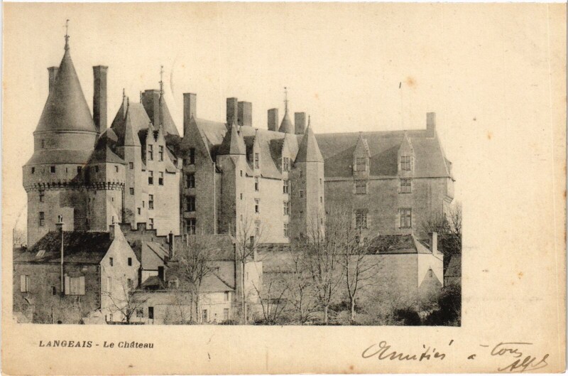 Carte postale ancienne Langeais le Chateau à Langeais