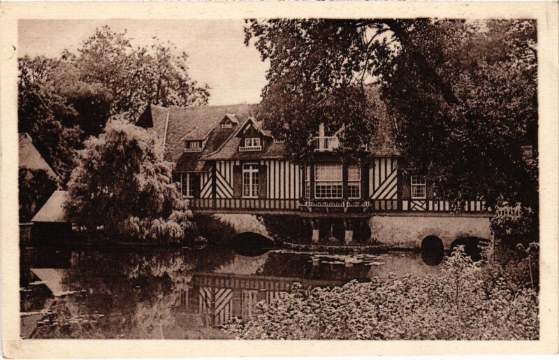 Carte postale ancienne Montbazon Chalet des Avrins sur l'Indre à Montbazon