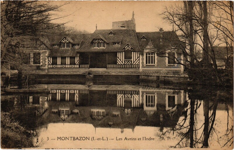 Carte postale ancienne Montbazon les Avrins à Montbazon