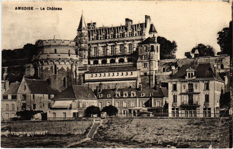 Carte postale ancienne Amboise le Chateau à Amboise
