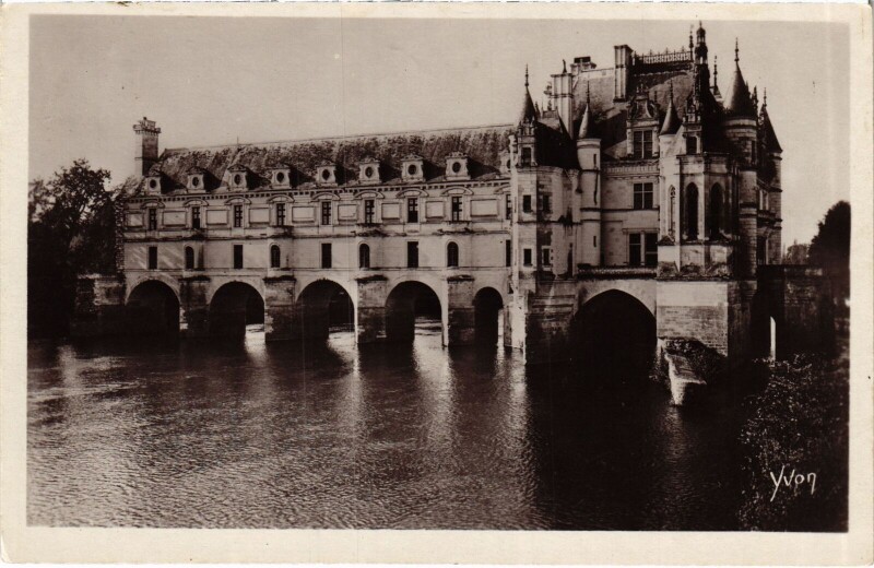 Carte postale ancienne Chenonceaux le Chateau à Chenonceaux