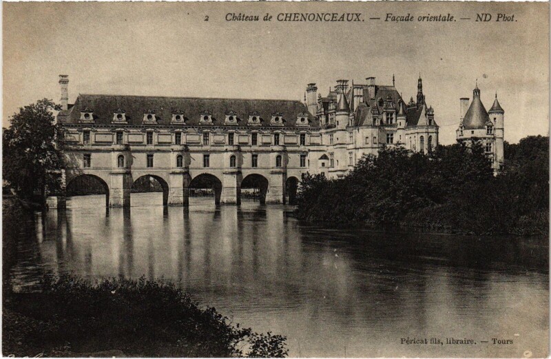 Carte postale ancienne Chenonceaux le Chateau à Chenonceaux