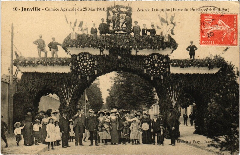 Carte postale ancienne Janville Comice Agricole