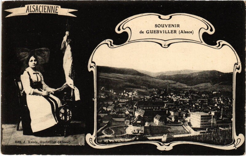 Carte postale ancienne Souvenir Guebviller