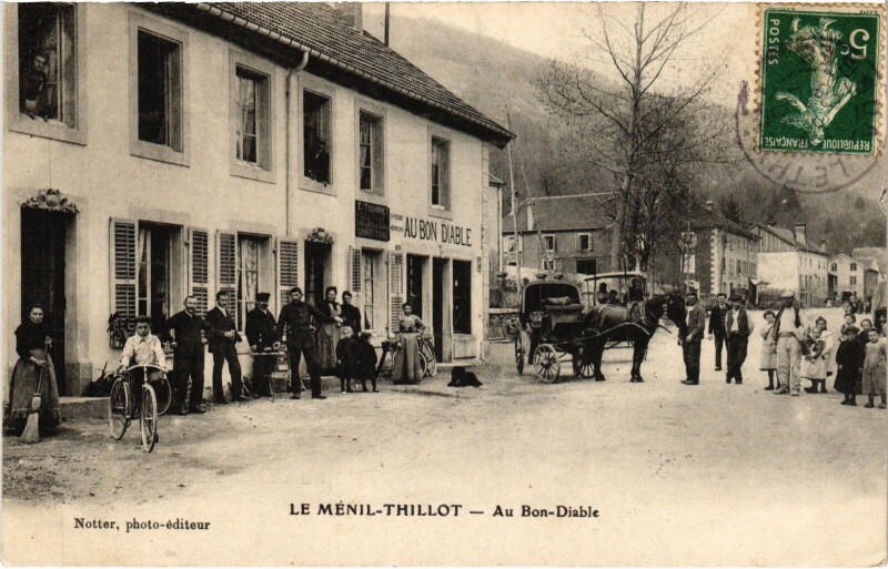 Carte postale ancienne Le Ménil-Thillot Au Bon-Diable