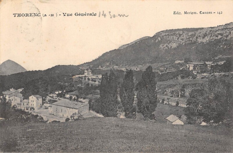 Carte postale ancienne Thorenc - Vue Generale