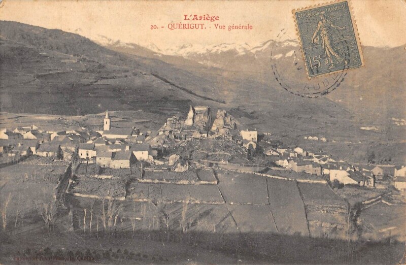 Carte postale ancienne Querigut - Vue Generale