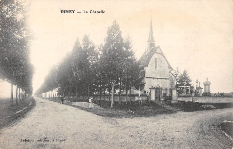 Carte postale ancienne Piney - La Chapelle à Piney