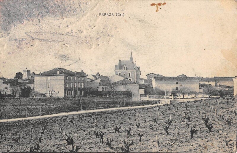 Carte postale ancienne Paraza - Est à Paraza