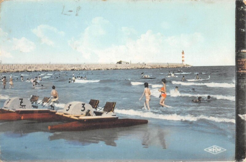 Carte postale ancienne La Nouvelle - La Plage