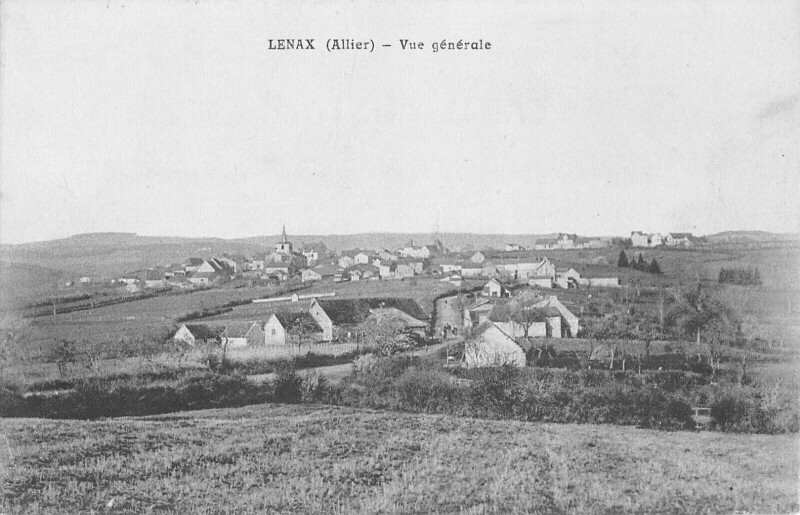 Carte postale ancienne Lenax - Vue Generale à Lenax