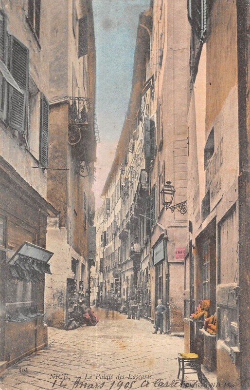 Carte postale ancienne Nice - Le Palais Des Lascaris