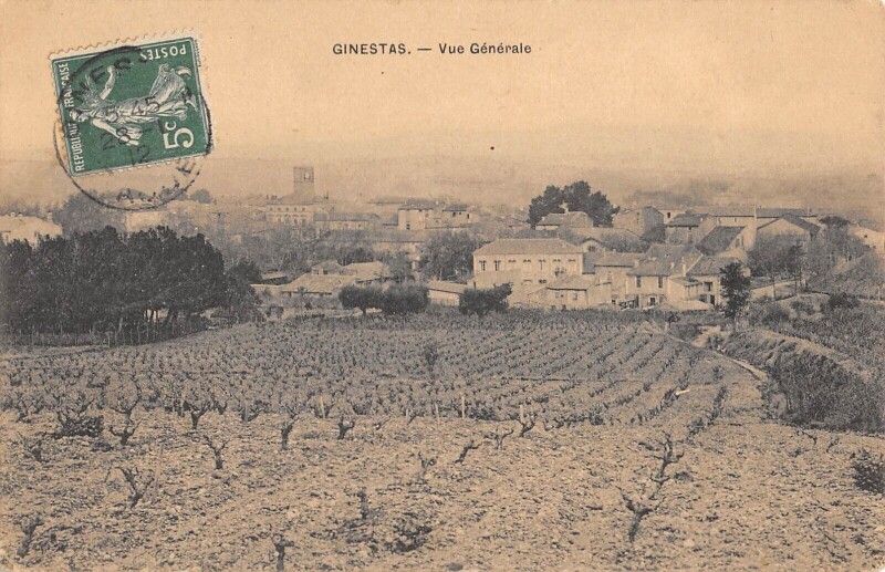Carte postale ancienne Ginestas - Vue Generale à Ginestas