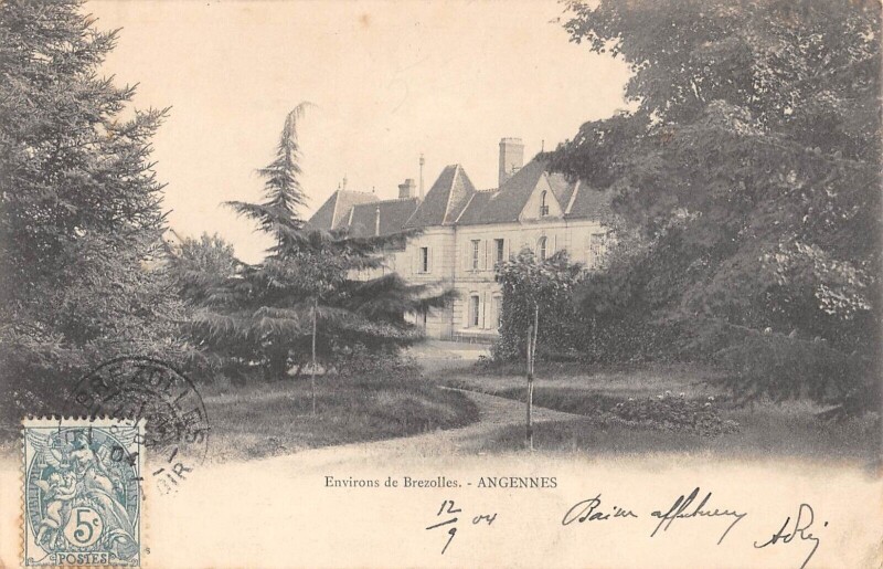 Carte postale ancienne Env.de Brezolles - Angennes à Brezolles