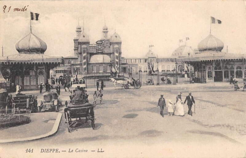 Carte postale ancienne Dieppe - Le Casino à Dieppe
