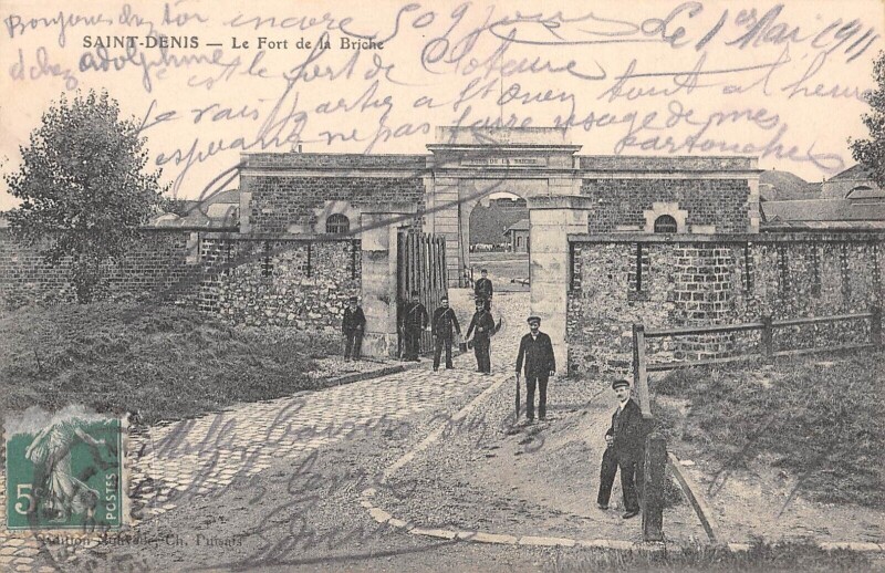 Carte postale ancienne Saint Denis - Le Fort De La Briche à Saint-Denis