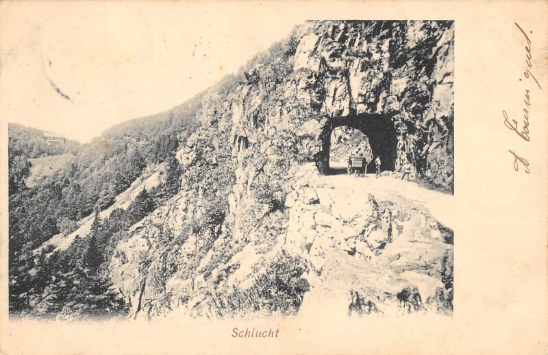 Carte postale ancienne Schlucht
