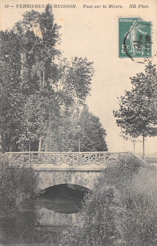 Carte postale ancienne Verrieres Le Buisson - Pont De La Berre