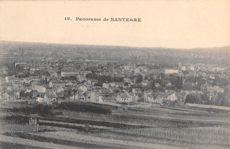Carte postale ancienne Panorama De Nanterre à Nanterre