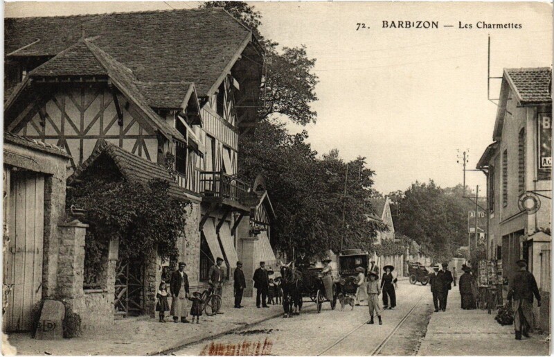 Carte postale ancienne Barbizon Les Charmettes à Barbizon