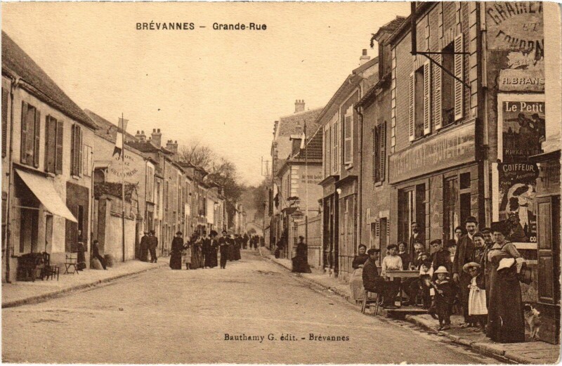 Carte postale ancienne Brévannes Grande Rue