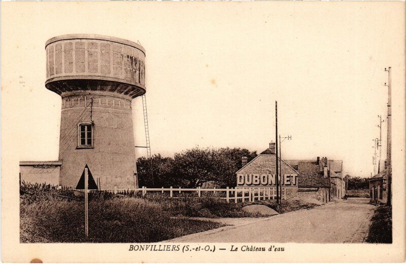 Carte postale ancienne Bonvillers Chateau d'Eau