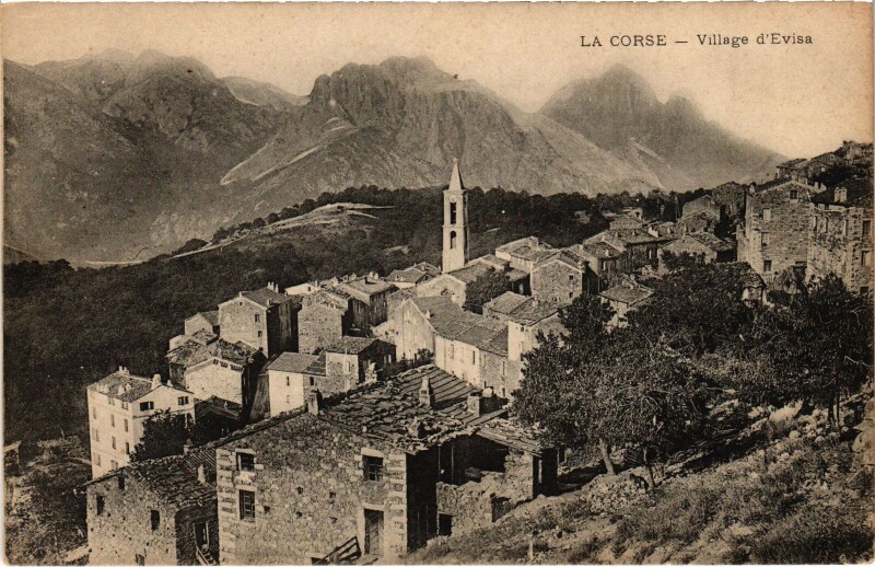 Carte postale ancienne Evisa Corsica