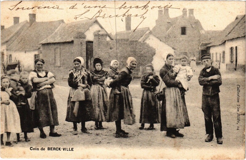 Carte postale ancienne Berck-Ville un coin à Berck