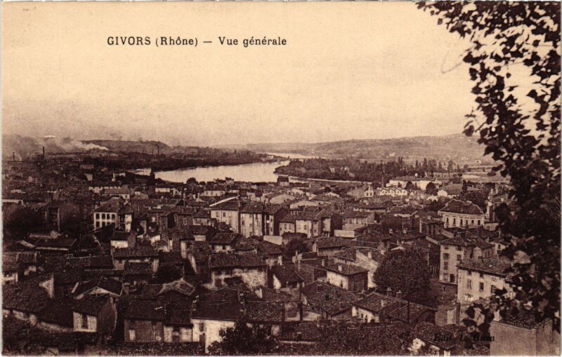 Carte postale ancienne Givors - Vue Generale à Givors