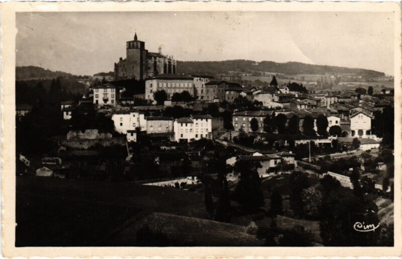 Carte postale ancienne Saint-Symphorien-sur-Coise - Vue Generale à Saint-Symphorien-sur-Coise