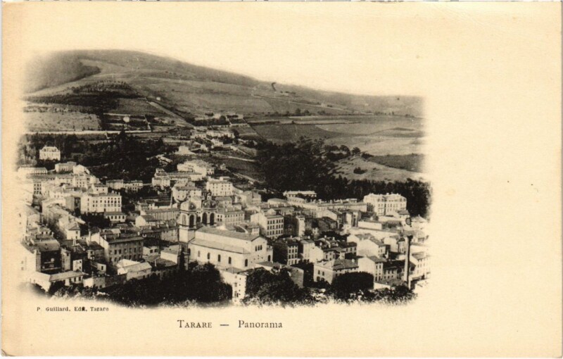 Carte postale ancienne Tarare - Panorama à Tarare