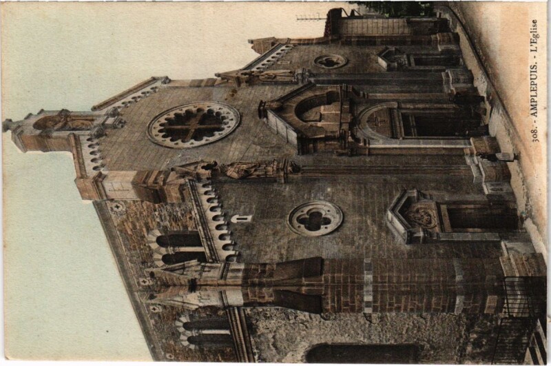 Carte postale ancienne Amplepuis - L'Eglise à Amplepuis