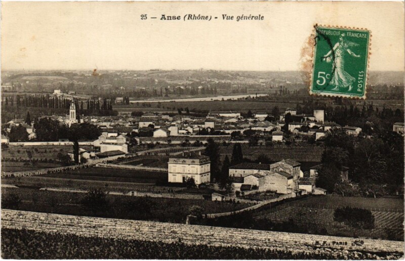Carte postale ancienne Anse - Vue Generale à Anse
