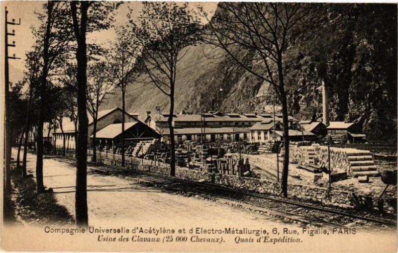Carte postale ancienne Compagnie Universelle d'Acetylene et d'Electro-Metallurgie