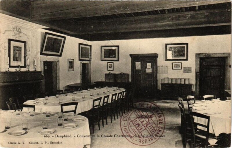 Carte postale ancienne Dauphiné - Couvent la Grande-Chartreuse - La Salle de France