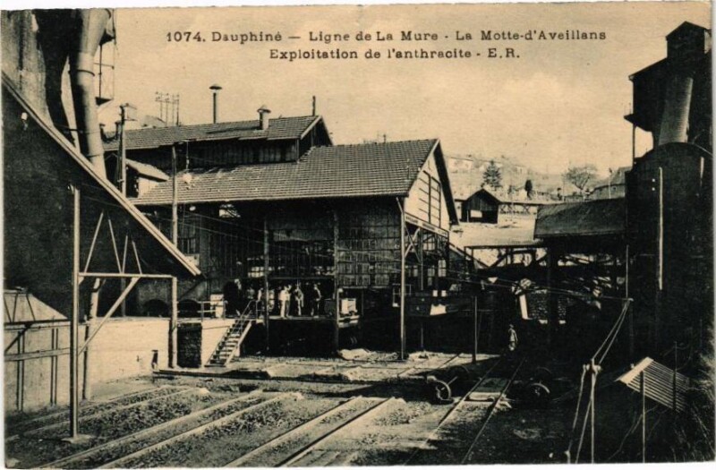 Carte postale ancienne Dauphiné - Ligne de La Mure à La Mure
