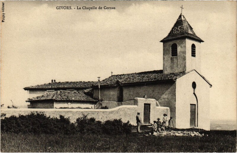 Carte postale ancienne Givors - La Chapelle de Cornas à Givors