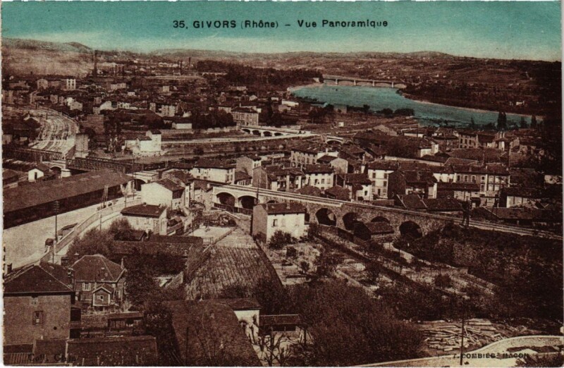 Carte postale ancienne Givors - Vue Panoramique à Givors