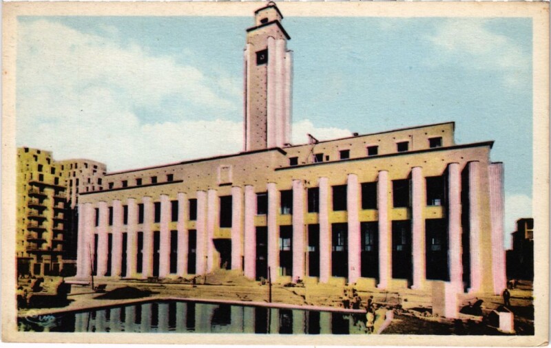 Carte postale ancienne Villeurbanne - Lyon-Villeurbanne - La Piscine à Villeurbanne