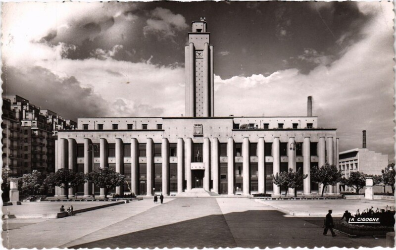 Carte postale ancienne Villeurbanne - L'Hotel de Ville à Villeurbanne