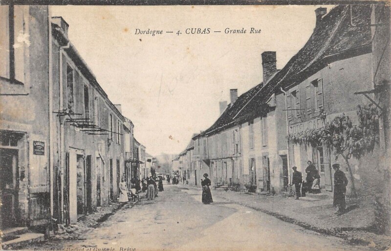 Carte postale ancienne Cubas - Grande Rue